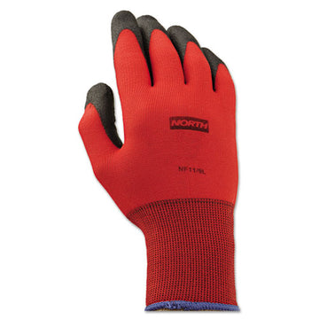 North Safety® Northflex Red Foamed Pvc Gloves, Red-black, Size 9-l, 12 Pairs freeshipping - TVN Wholesale